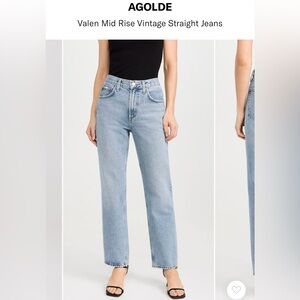 Agolde Valen Jean - Size 24